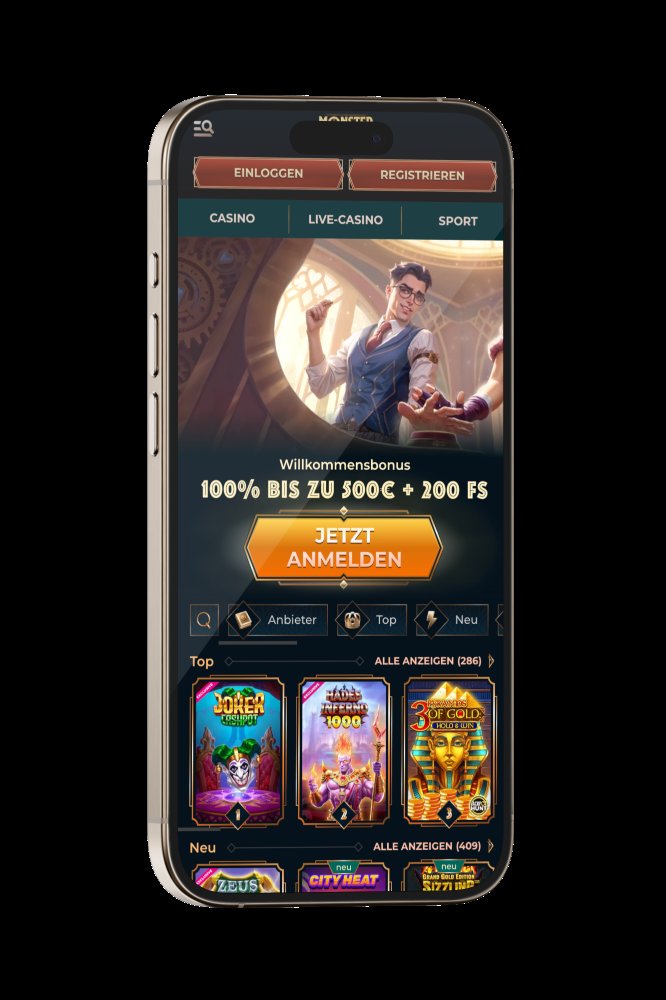 Entdecken Sie das Monsterwin Casino in Deutschland - Ein Überblick, monsterwin