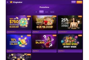 Image: Entdecken Sie das Kingmaker Casino - Online Glücksspiel Erfahrungen und